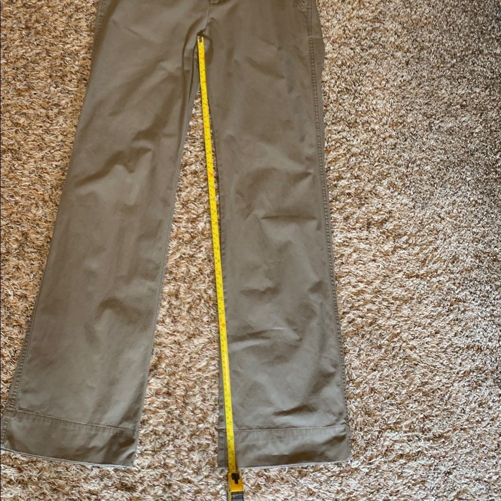 Gap Favorite chino trouser Classic Khaki Straight-Leg Pants 6 long - Picture 8 of 8